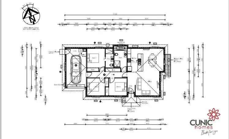 Floorplan of Homely unit listing, 3/5 Space Court, Snug TAS 7054