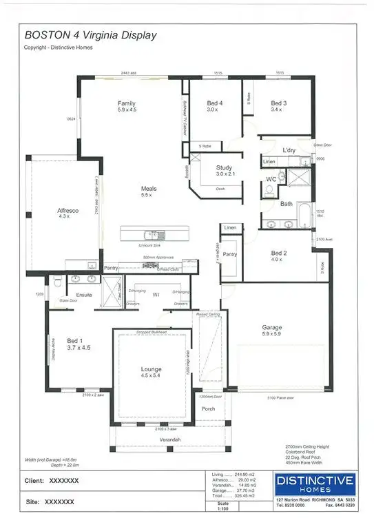 Floorplan of Homely house listing, 6 Juniper Boulevard, Virginia SA 5120