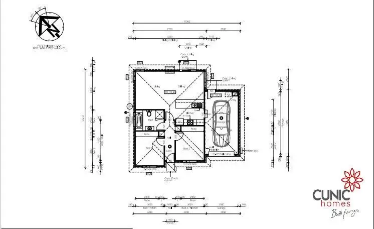 Floorplan of Homely unit listing, 2/5 Space Court, Snug TAS 7054