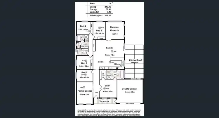 Floorplan of Homely house listing, 1 River Drive, Gawler East SA 5118