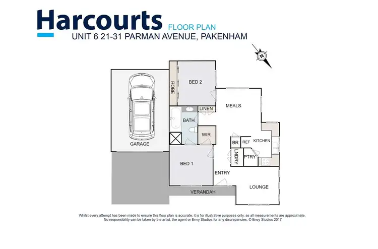 Floorplan of Homely unit listing, 6/21-31 Parman Avenue, Pakenham VIC 3810