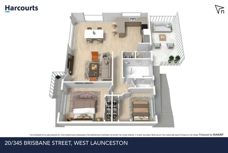 Floorplan of Homely unit listing, 20/345 Brisbane Street, West Launceston TAS 7250