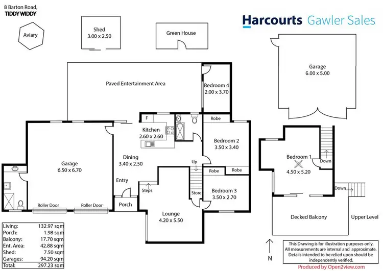 Floorplan of Homely house listing, 8 Barton Road, Tiddy Widdy Beach SA 5571
