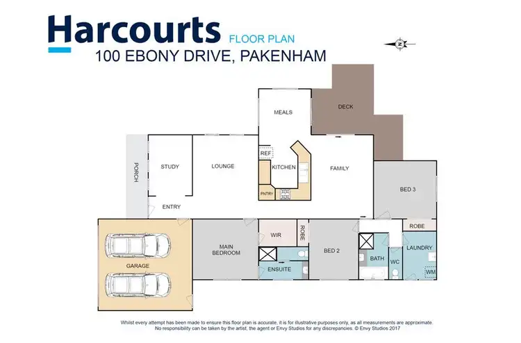 Floorplan of Homely house listing, 100 Ebony Drive, Pakenham VIC 3810