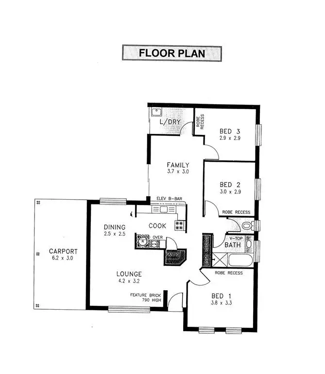 Floorplan of Homely house listing, 23 Goldfinch Way, Hewett SA 5118
