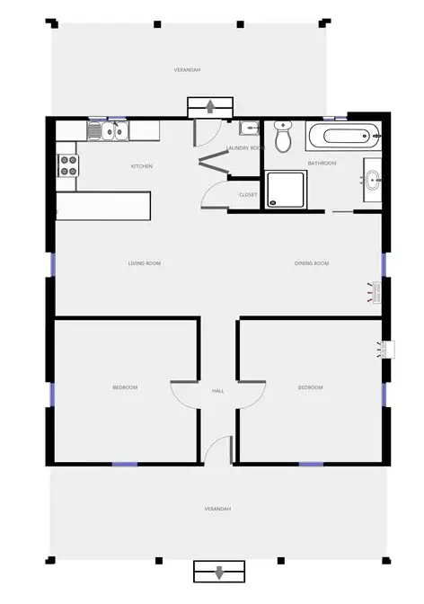 Floorplan of Homely house listing, 95 Oxley Street, Bourke NSW 2840