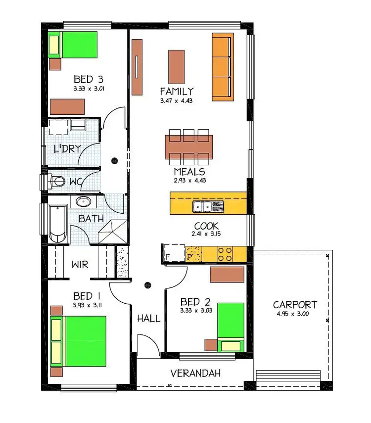 Floorplan of Homely land listing, 29 Baker Street, Littlehampton SA 5250