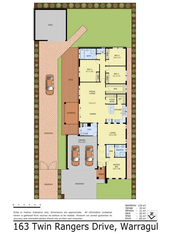 Floorplan of Homely house listing, 163 Twin Ranges Drive, Warragul VIC 3820