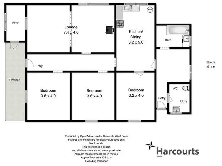 Floorplan of Homely house listing, 346 Main Street, Zeehan TAS 7469