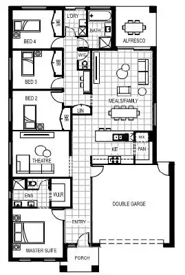 Floorplan of Homely house listing, Lot 60 Wilkinson Street, Mernda VIC 3754