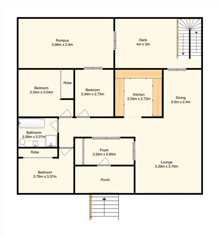 Floorplan of Homely house listing, 3 Elmstead Street, Keperra QLD 4054