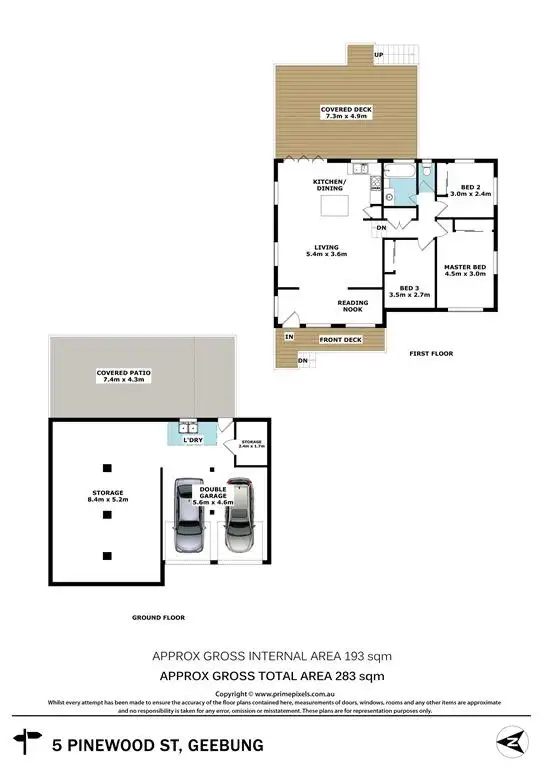 Floorplan of Homely house listing, 5 Pinewood st, Geebung QLD 4034