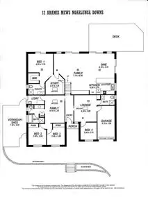 Floorplan of Homely house listing, 12 Aramis Mews, Noarlunga Downs SA