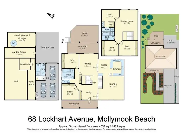 Floorplan of Homely house listing, 68 Lockhart Avenue, Mollymook NSW 2539