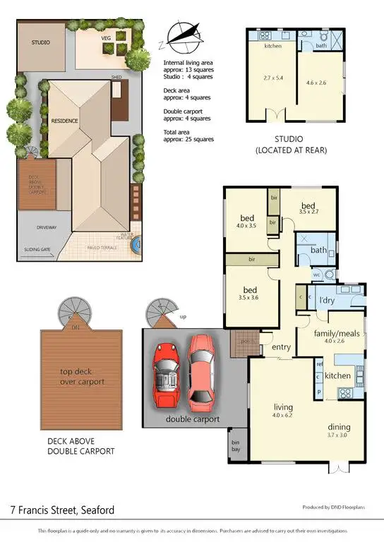 Floorplan of Homely house listing, 7 Francis Street, Seaford VIC 3198