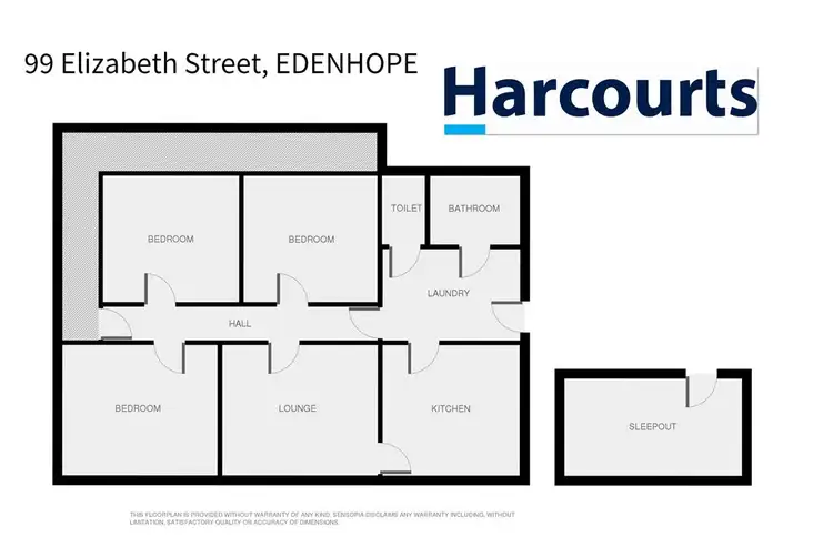 Floorplan of Homely house listing, 99 Elizabeth, Edenhope VIC 3318