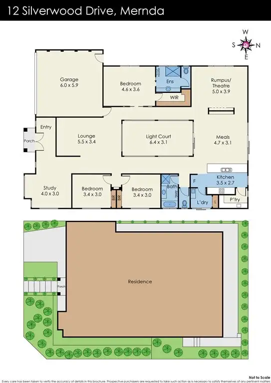 Floorplan of Homely house listing, 12 Silverwood Drive, Mernda VIC 3754