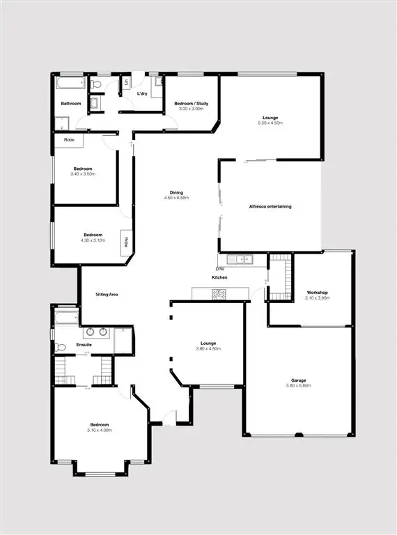 Floorplan of Homely house listing, 41 Endeavour Drive, Mccracken SA 5211