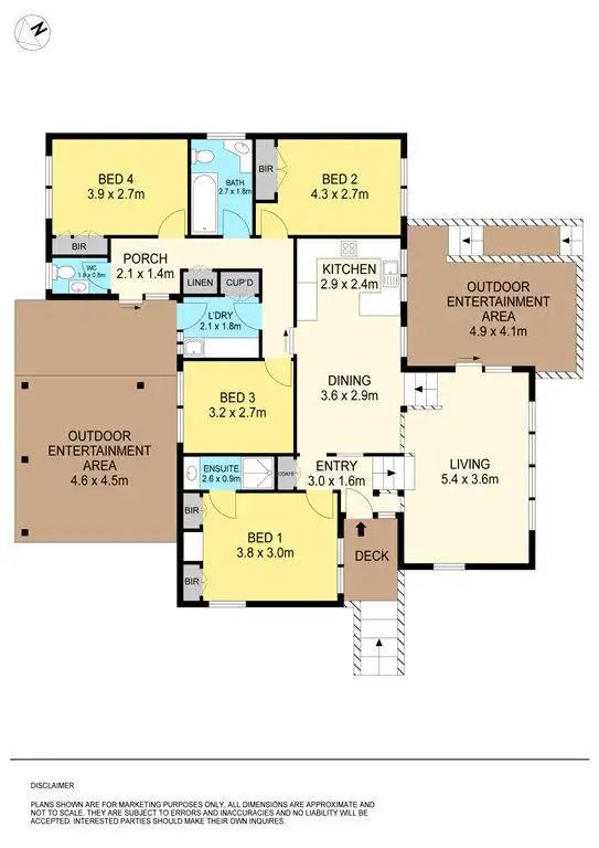 Floorplan of Homely house listing, 33 Burke Street, Creswick VIC 3363