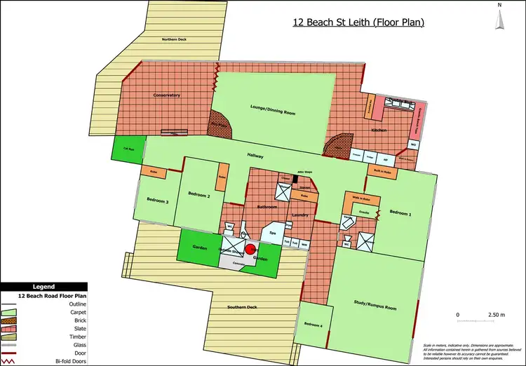 Floorplan of Homely house listing, 12 Beach Street, Leith TAS 7315