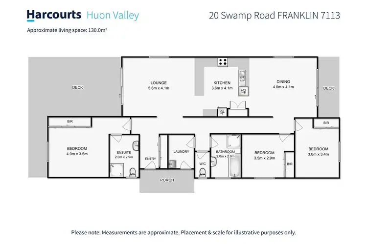 Floorplan of Homely house listing, 20 Swamp Road, Franklin TAS 7113