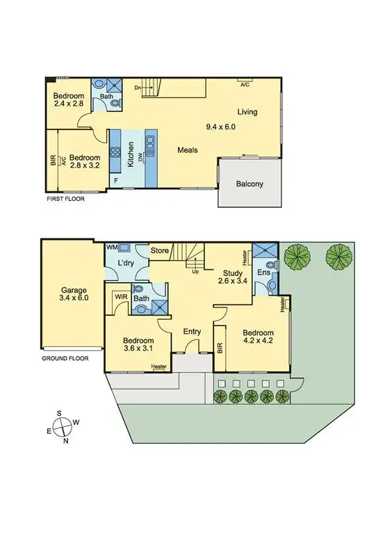 Floorplan of Homely townhouse listing, 30 Mission Hills Way, Craigieburn VIC 3064