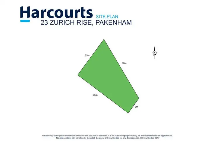 Floorplan of Homely land listing, 23 Zurich Rise, Pakenham VIC 3810