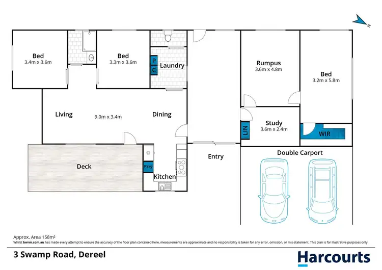 Floorplan of Homely house listing, 3 Swamp Road, Dereel VIC 3352