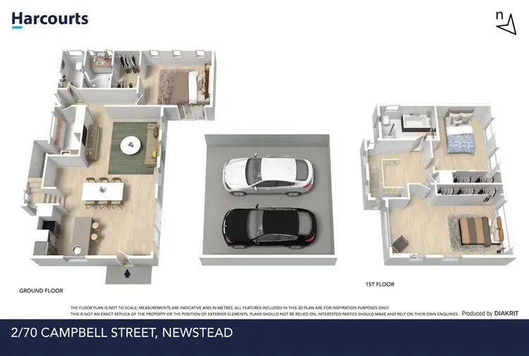 Floorplan of Homely townhouse listing, 2/70 Campbell Street, Newstead TAS 7250