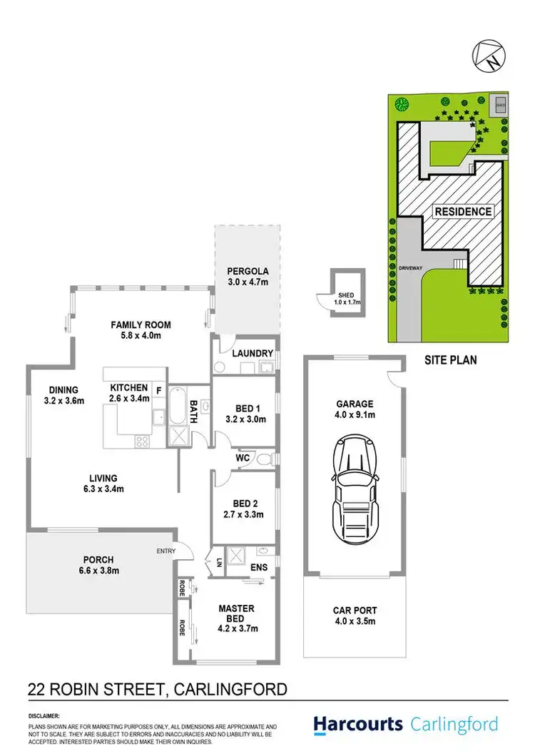 Floorplan of Homely house listing, 22 Robin Street, Carlingford NSW 2118