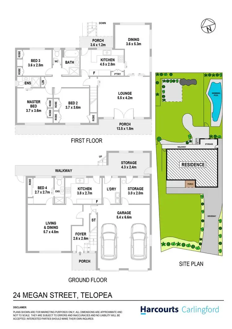 Floorplan of Homely house listing, 24 Megan Street, Telopea NSW 2117