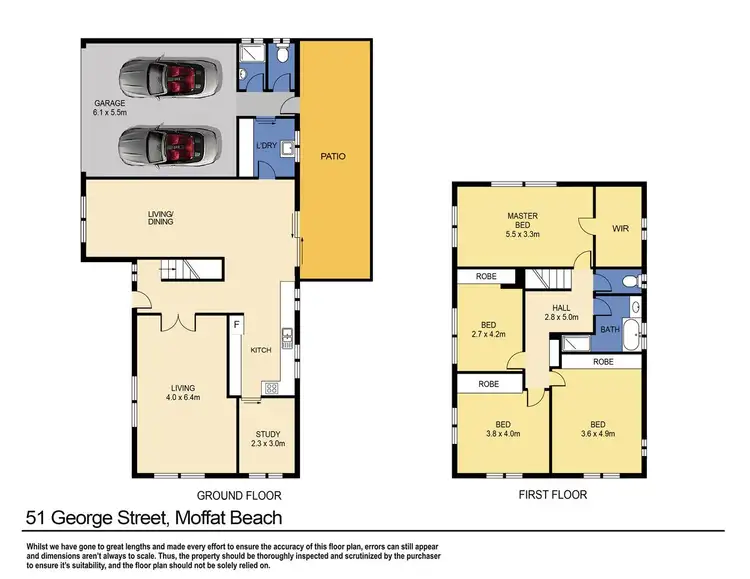 Floorplan of Homely house listing, 51 George Street, Moffat Beach QLD 4551