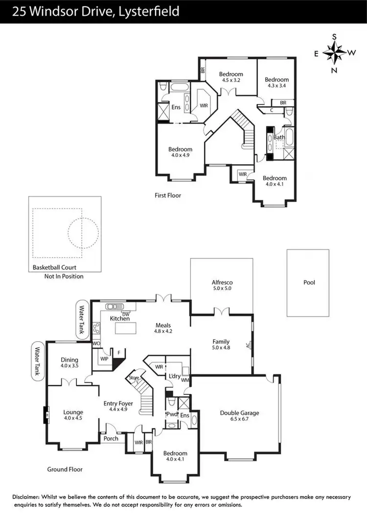 Floorplan of Homely house listing, 25 Windsor Drive, Lysterfield VIC 3156