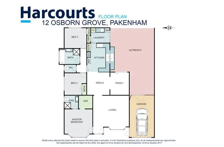 Floorplan of Homely house listing, 12 Osborn Grove, Pakenham VIC 3810