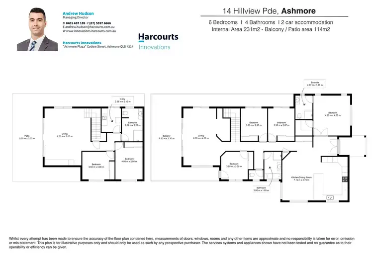 Floorplan of Homely house listing, 14 Hillview Parade, Ashmore QLD 4214