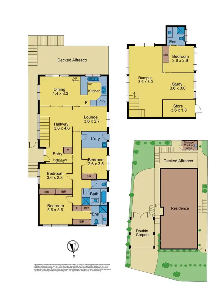 Floorplan of Homely house listing, 10 Locksley Chase, Vermont VIC 3133