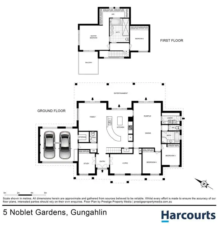 Floorplan of Homely house listing, 5 Noblet Gardens, Gungahlin ACT 2912