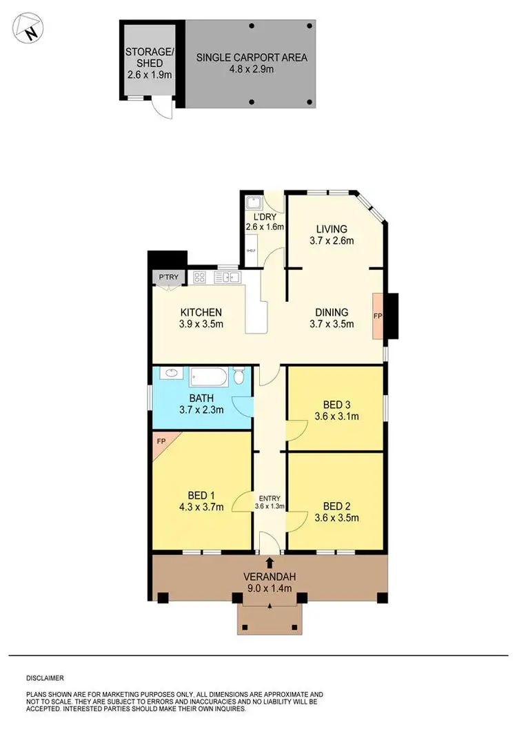 Floorplan of Homely house listing, 502 Eyre Street, Ballarat Central VIC 3350
