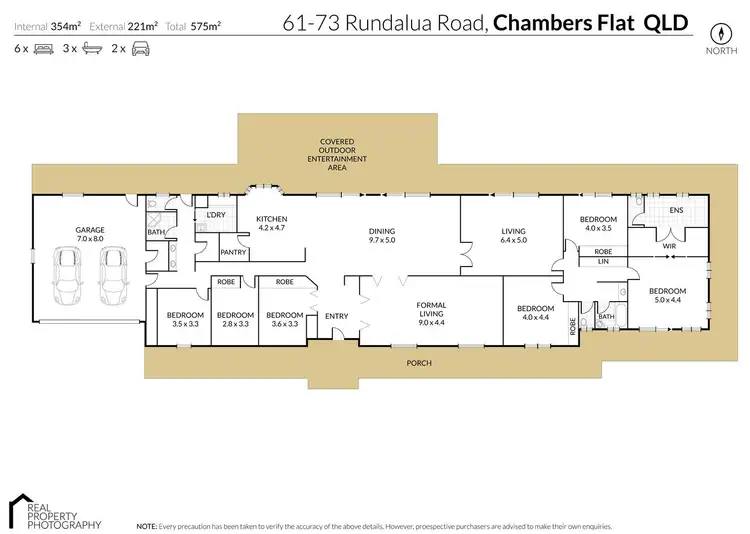 Floorplan of Homely rural property listing, 61-73 Rundalua Road, Chambers Flat QLD 4133