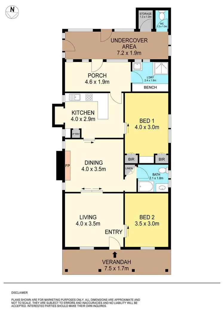 Floorplan of Homely house listing, 38 Railway Parade, Creswick VIC 3363