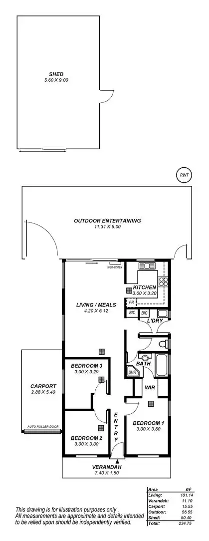 Floorplan of Homely house listing, 10 Balmoral Street, Hillcrest SA 5086