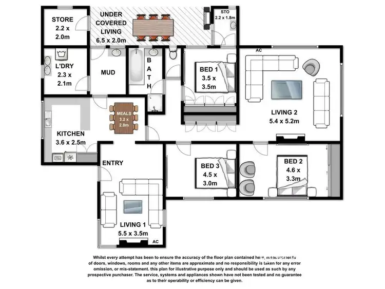 Floorplan of Homely rural property listing, 516 Murndal-Branxholme Road, Branxholme VIC 3302