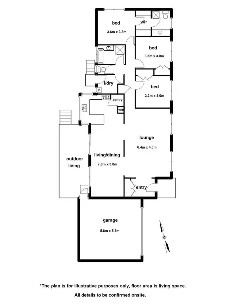 Floorplan of Homely house listing, 19 Kilberry Crescent, Hallam VIC 3803