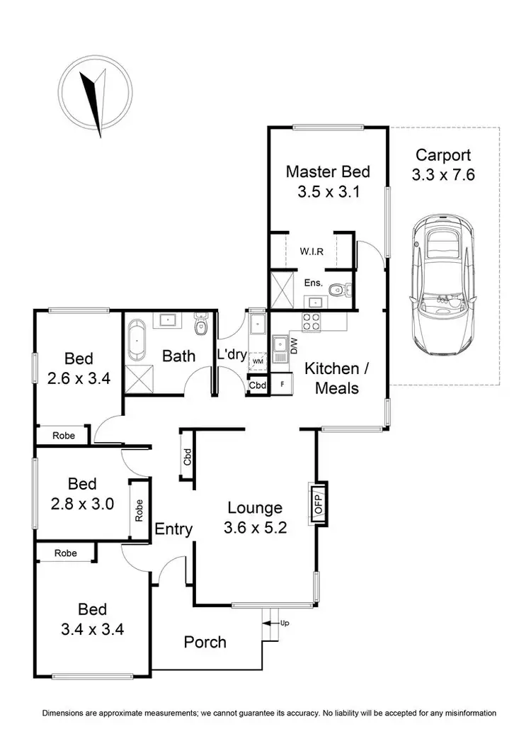 Floorplan of Homely house listing, 2 Devenish Road, Boronia VIC 3155