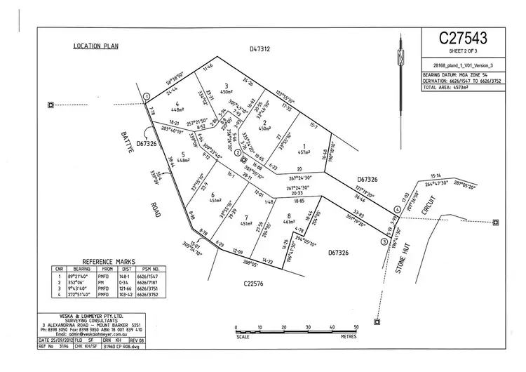Floorplan of Homely land listing, 1-7, 27B Stone Hut Circuit, Encounter Bay SA 5211