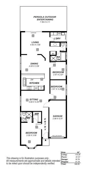 Floorplan of Homely house listing, 7 Lachlan Street, Ferryden Park SA 5010
