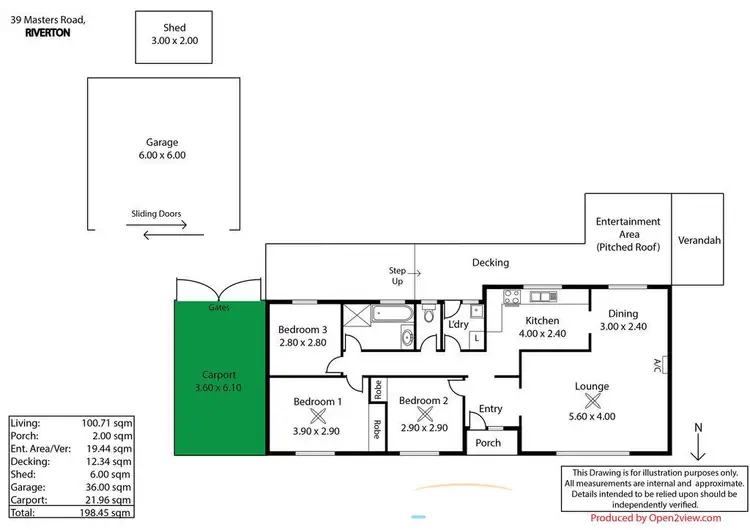 Floorplan of Homely house listing, 39 Masters Street, Riverton SA 5412