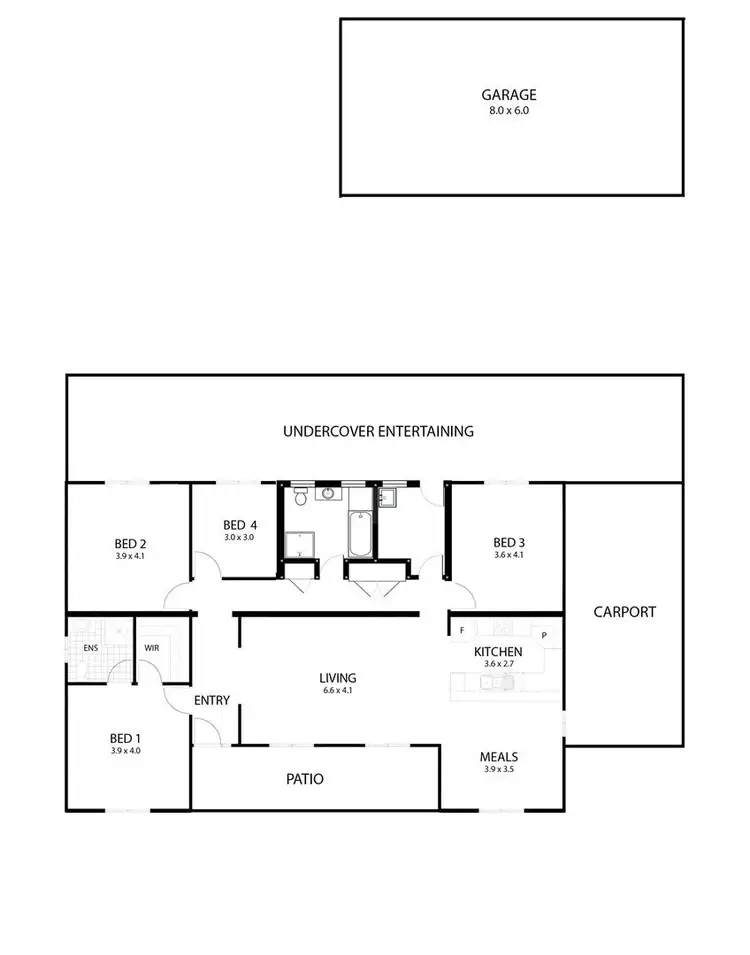 Floorplan of Homely house listing, 53 Alexandrina Drive, Clayton Bay SA 5256
