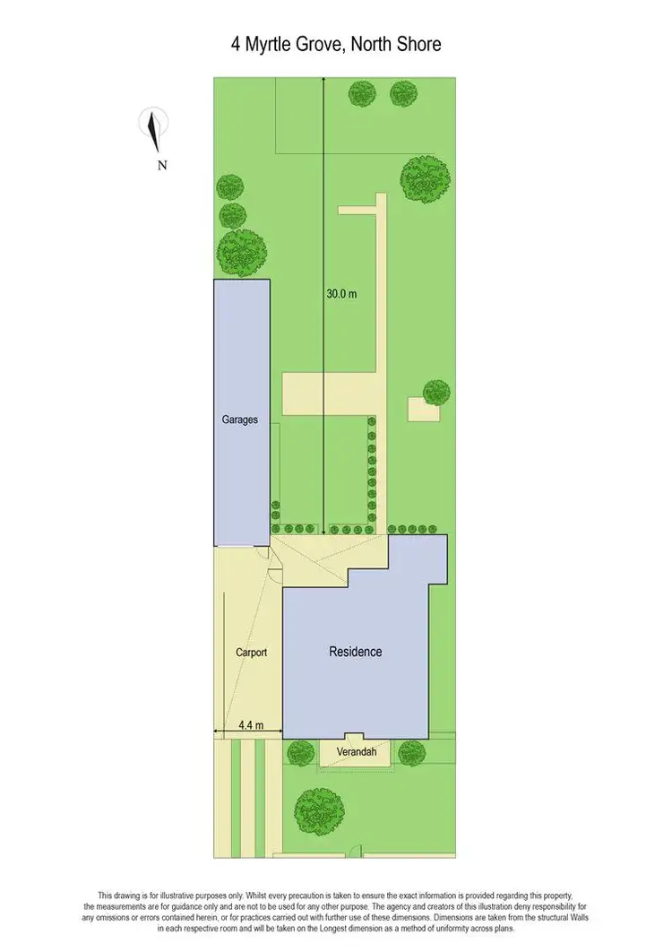 Floorplan of Homely house listing, 4 Myrtle Grove, North Shore VIC 3214