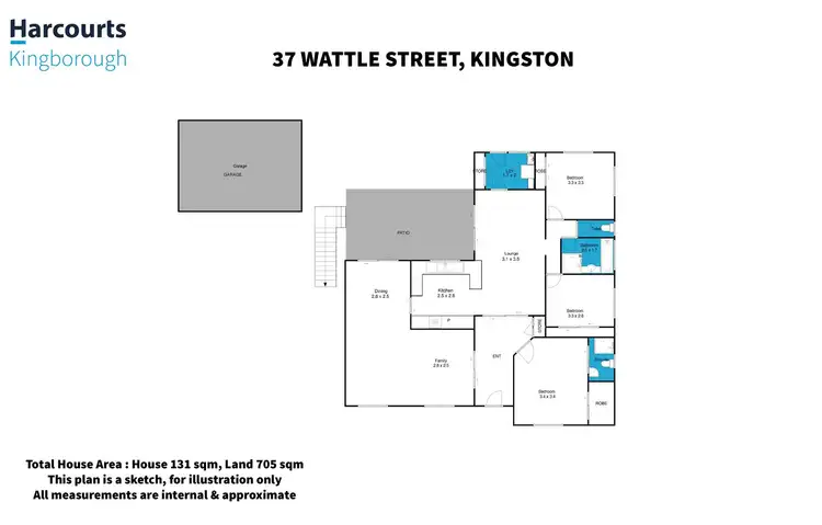 Floorplan of Homely house listing, 37 Wattle Street, Kingston TAS 7050